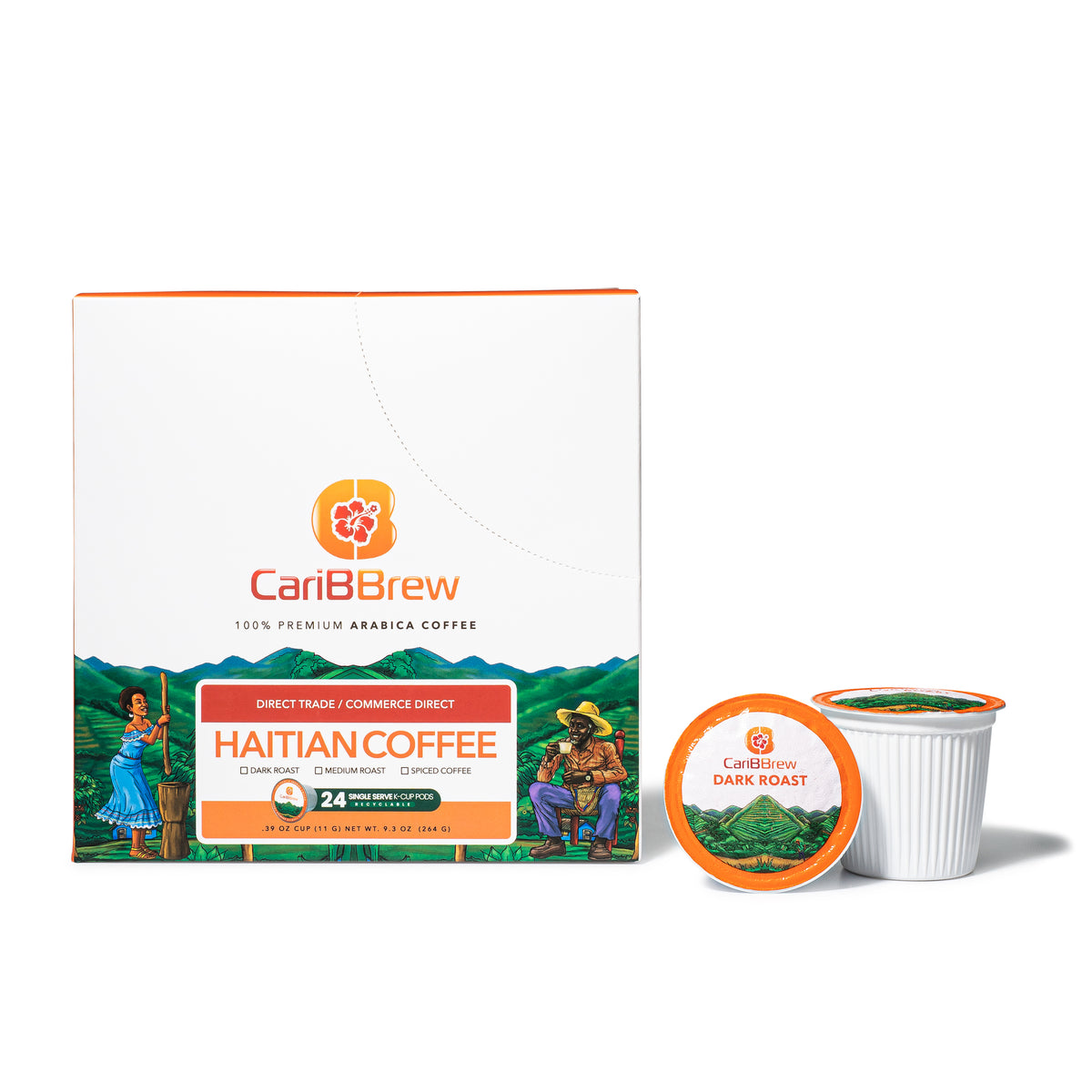 Haitian Coffee Kcup - Medium-Dark Roast - Single Serve