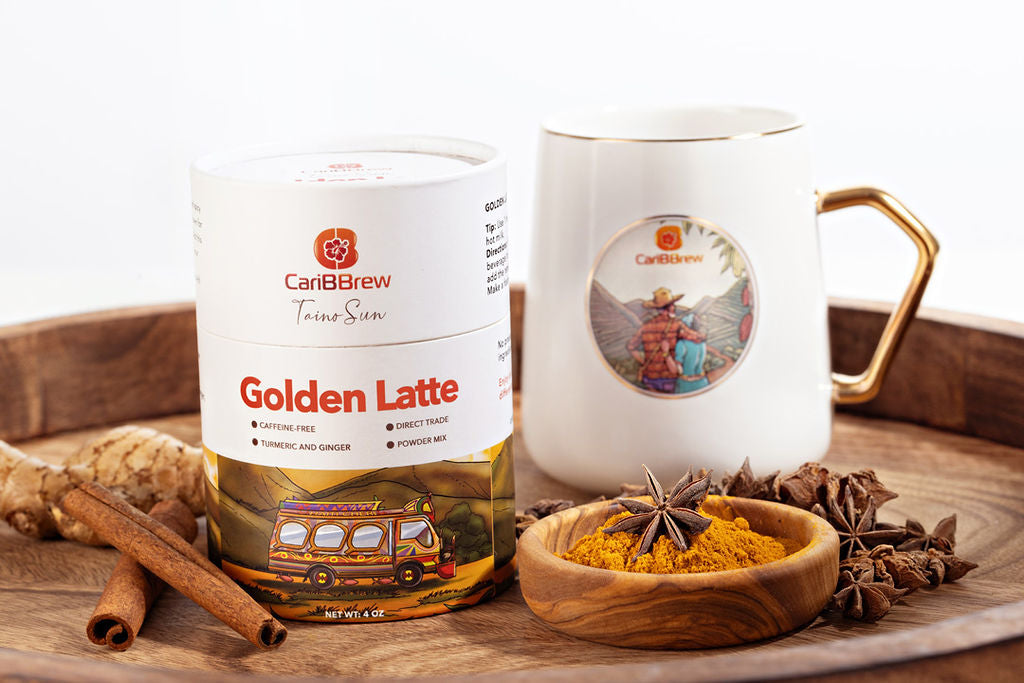 Golden Latte - Haitian Turmeric Ginger - 2 cts | Caribbrew