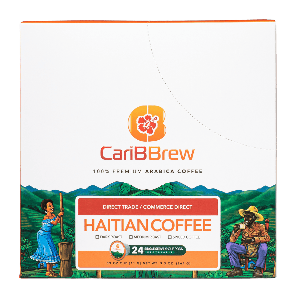 Haitian Coffee | Medium Roast | K Cups | Arabica Coffee | Caribbrew