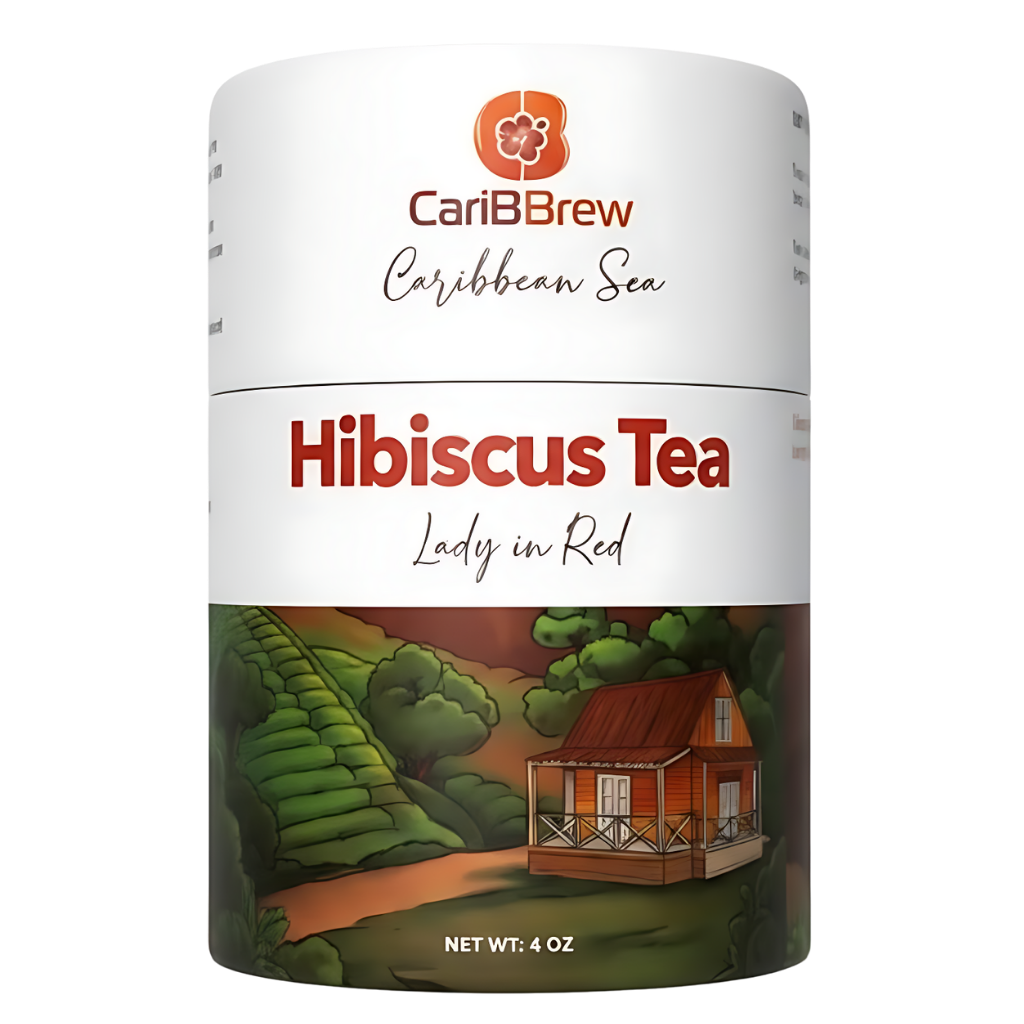 Herbal Tea | Hibiscus Ginger | 4 oz | Loose Leaf Tea | Caffeine
