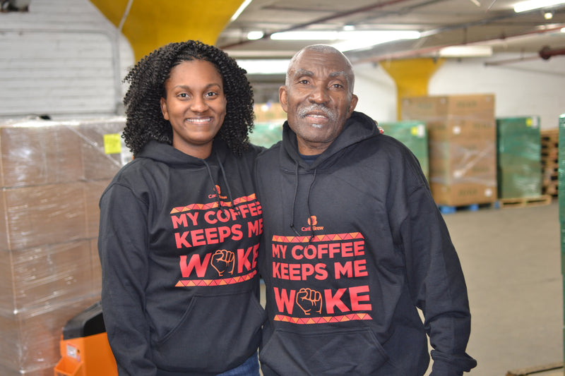 My Coffee Keeps me Woke Sweatshirt - Caribbrew