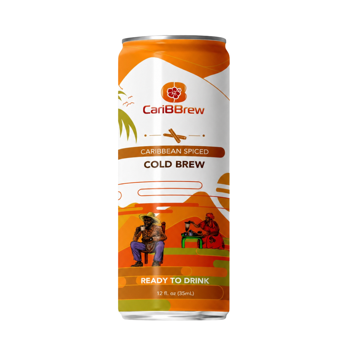 Caribbean Spiced Cold Brew cans