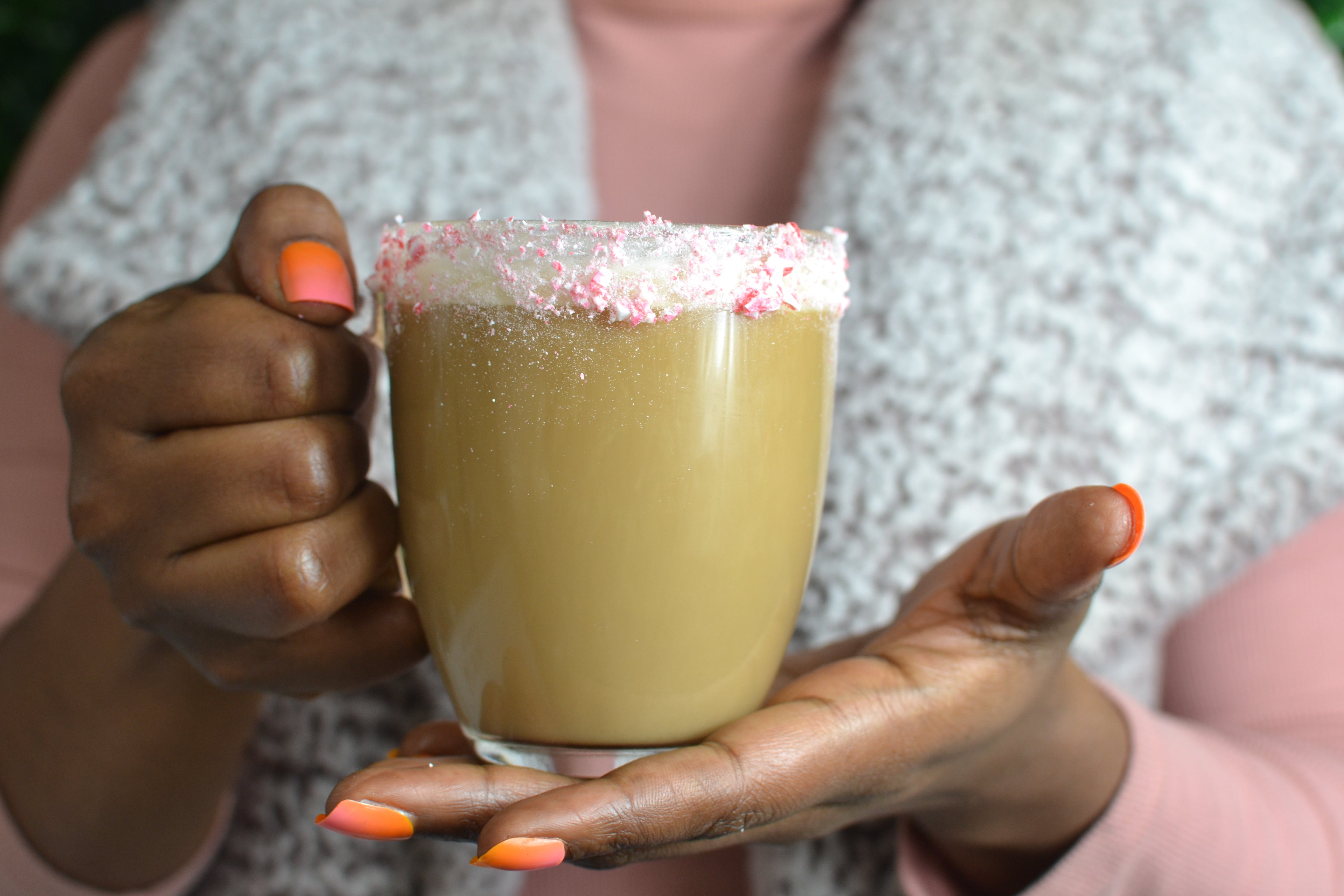 Homemade Peppermint Latte with Caribbrew's Medium Roast Haitian Coffee