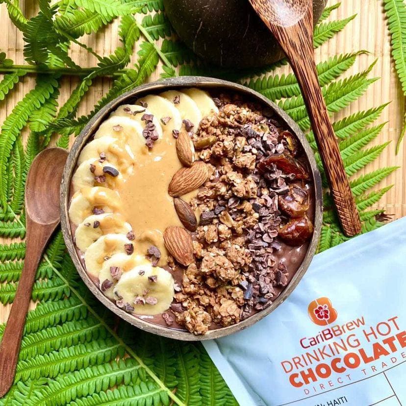 Chocolate Peanut Butter Smoothie Bowl