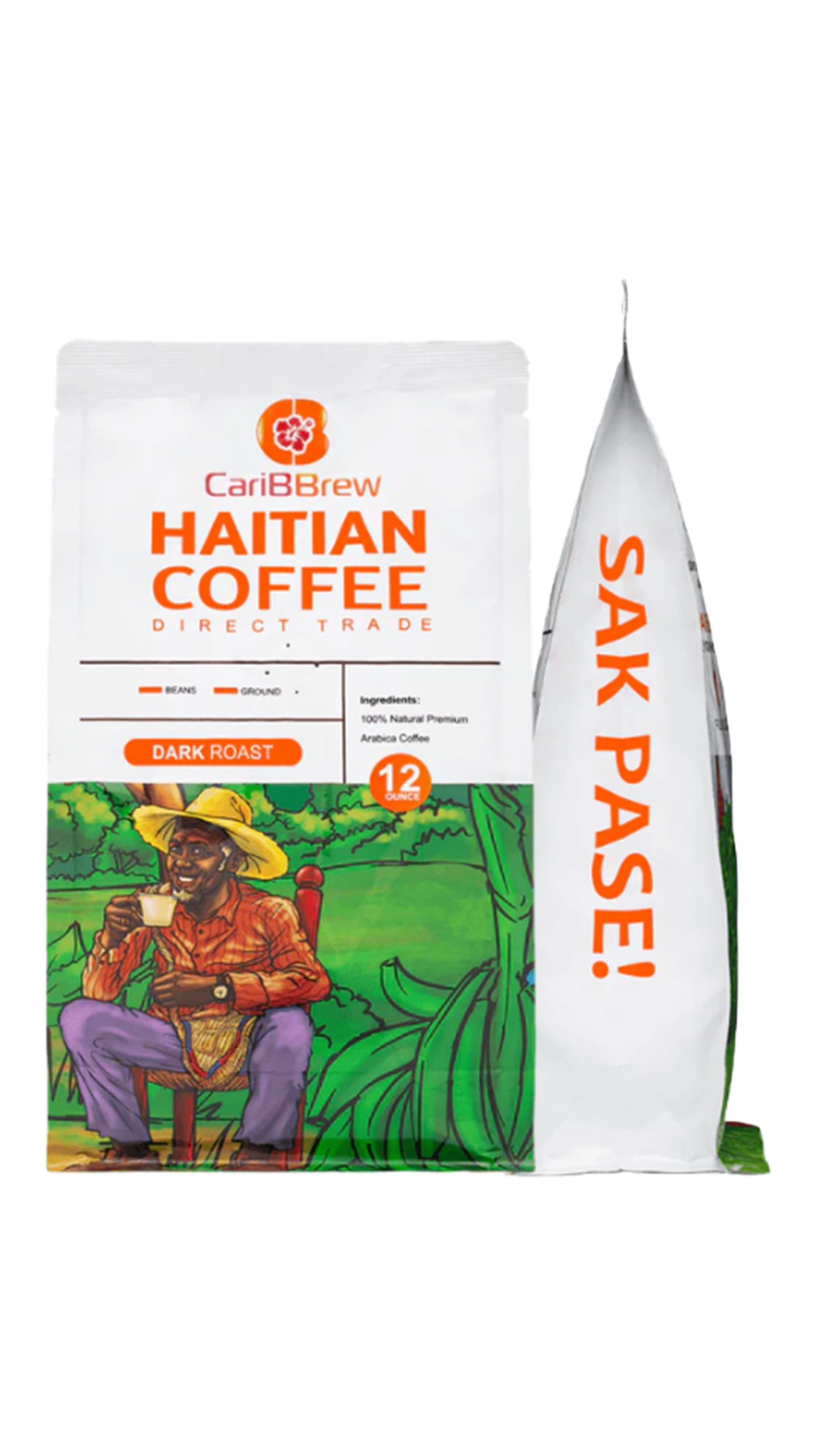Single Origin Haitian coffee - Dark roast- 2 bags | Caribbrew