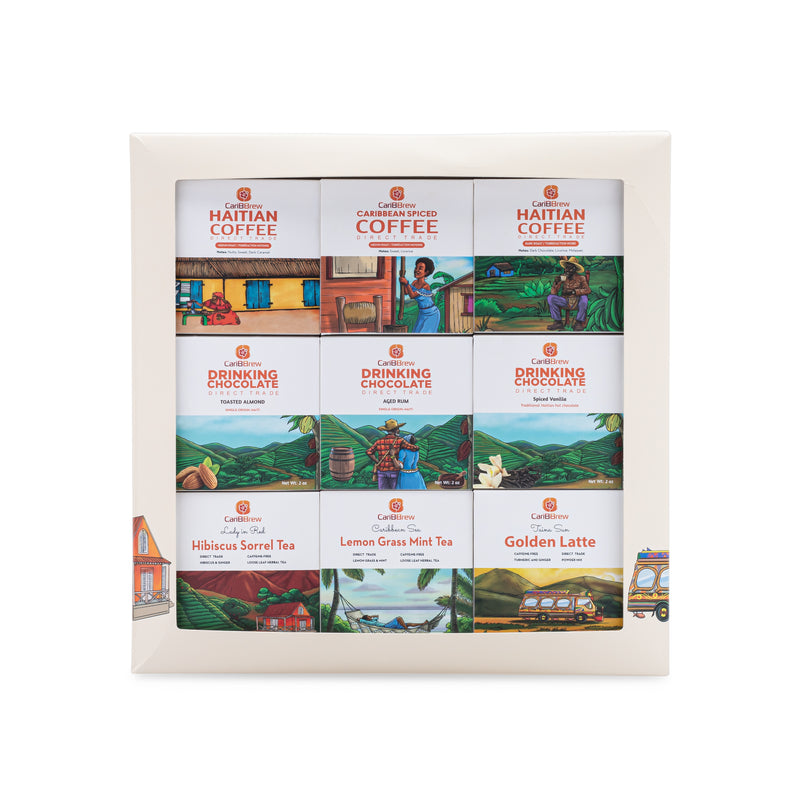 Caribbrew Gift Box: Coffee, Chocolate, and Tea - Caribbrew