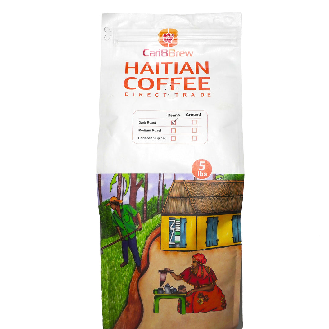 Premium Haitian Coffee 5 lbs - Caribbrew
