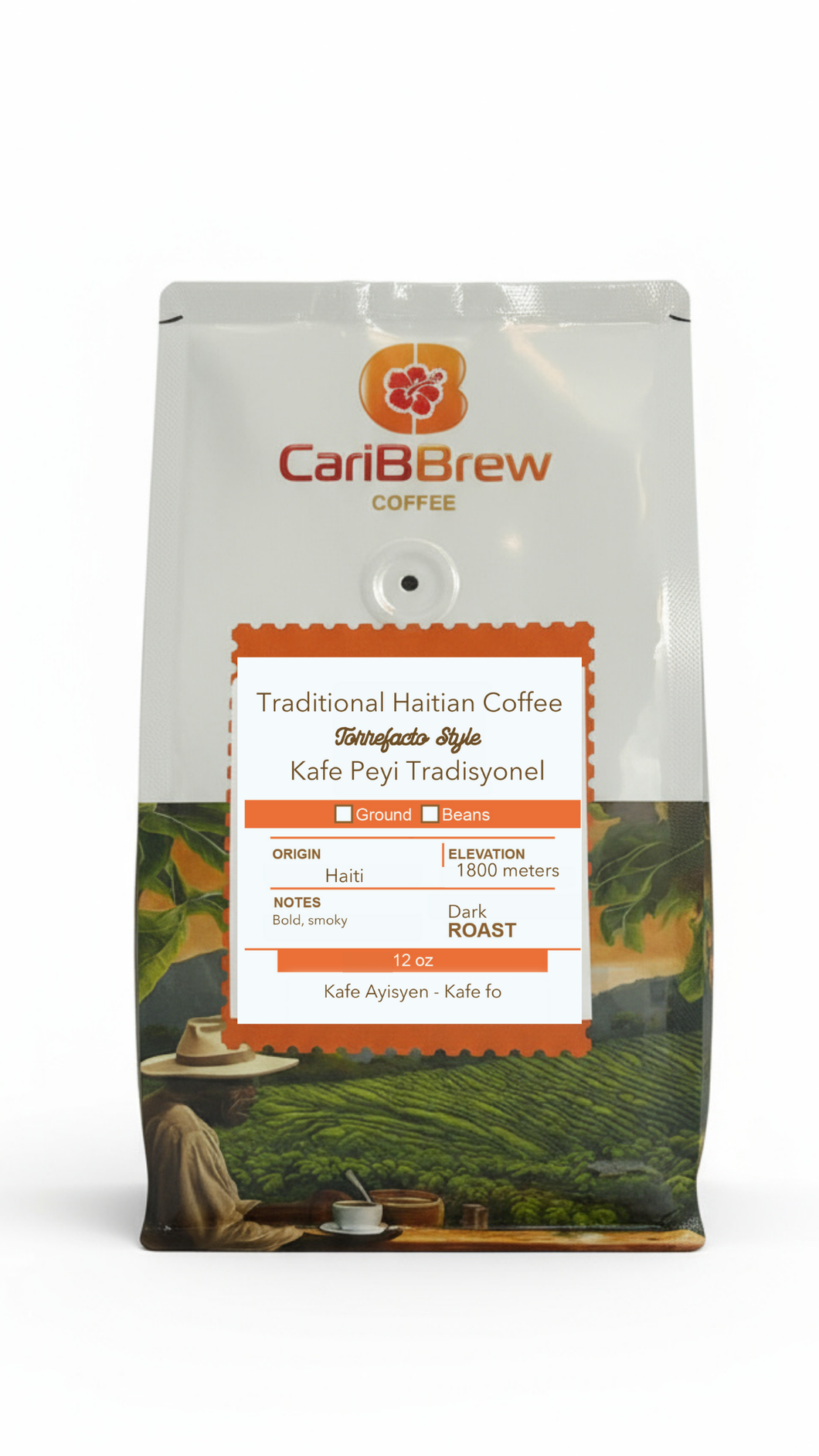 Limited Edition: Traditional Haitian Coffee - Torrefacto Style (only ground)