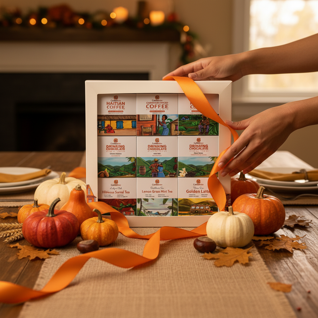 Caribbrew Gift Box: Coffee, Chocolate, and Tea - Caribbrew