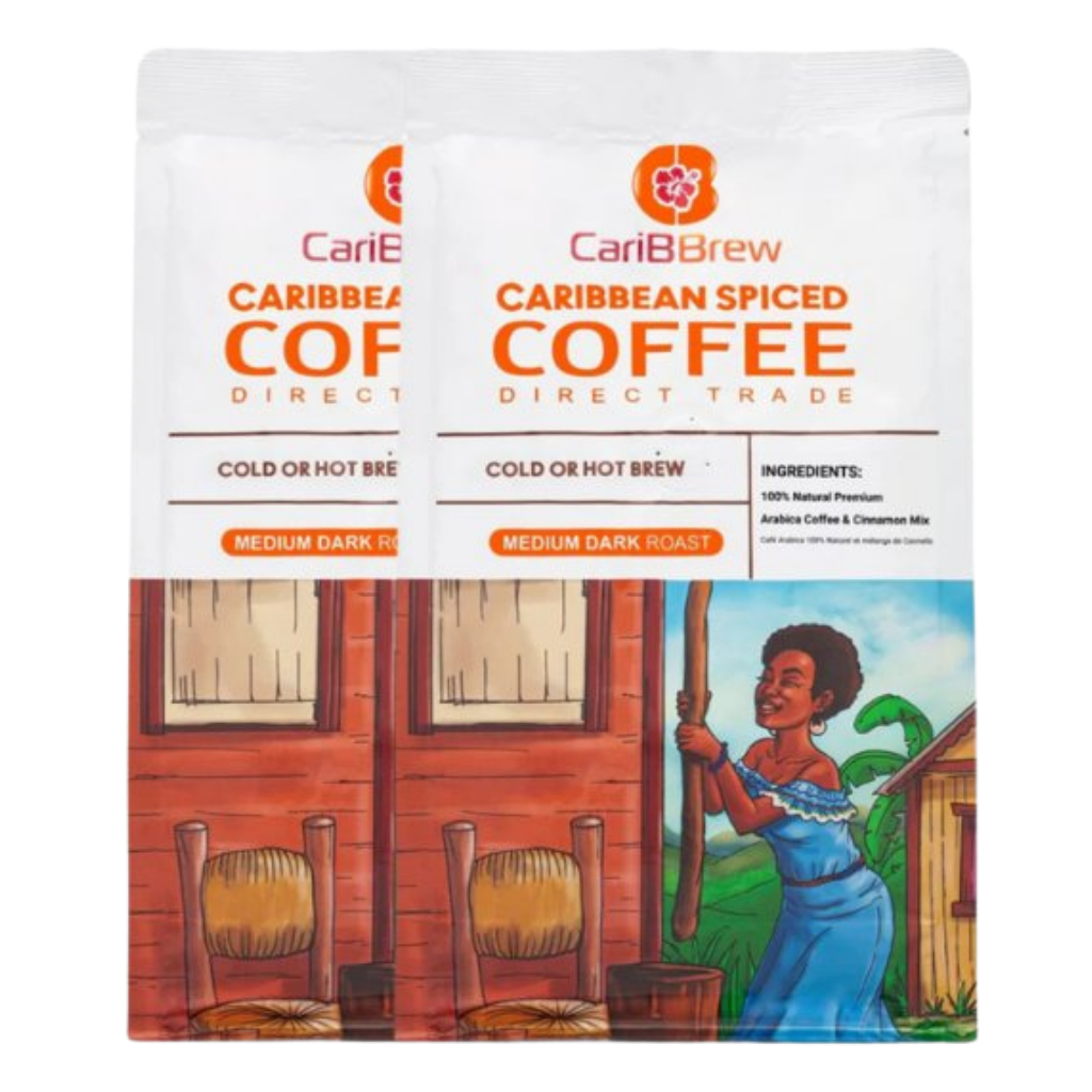 Caribbean Spiced Ground Coffee – 2 Bags - Caribbrew12oz