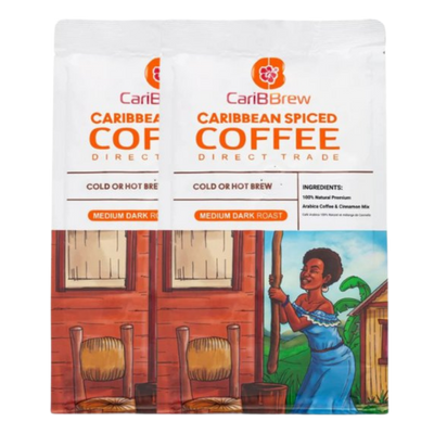Caribbean Spiced Ground Coffee – 2 Bags - Caribbrew12oz