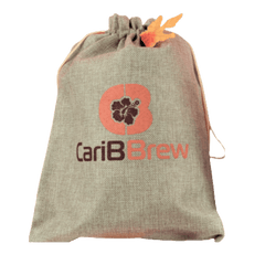 Caribbrew Burlap Gift Bag