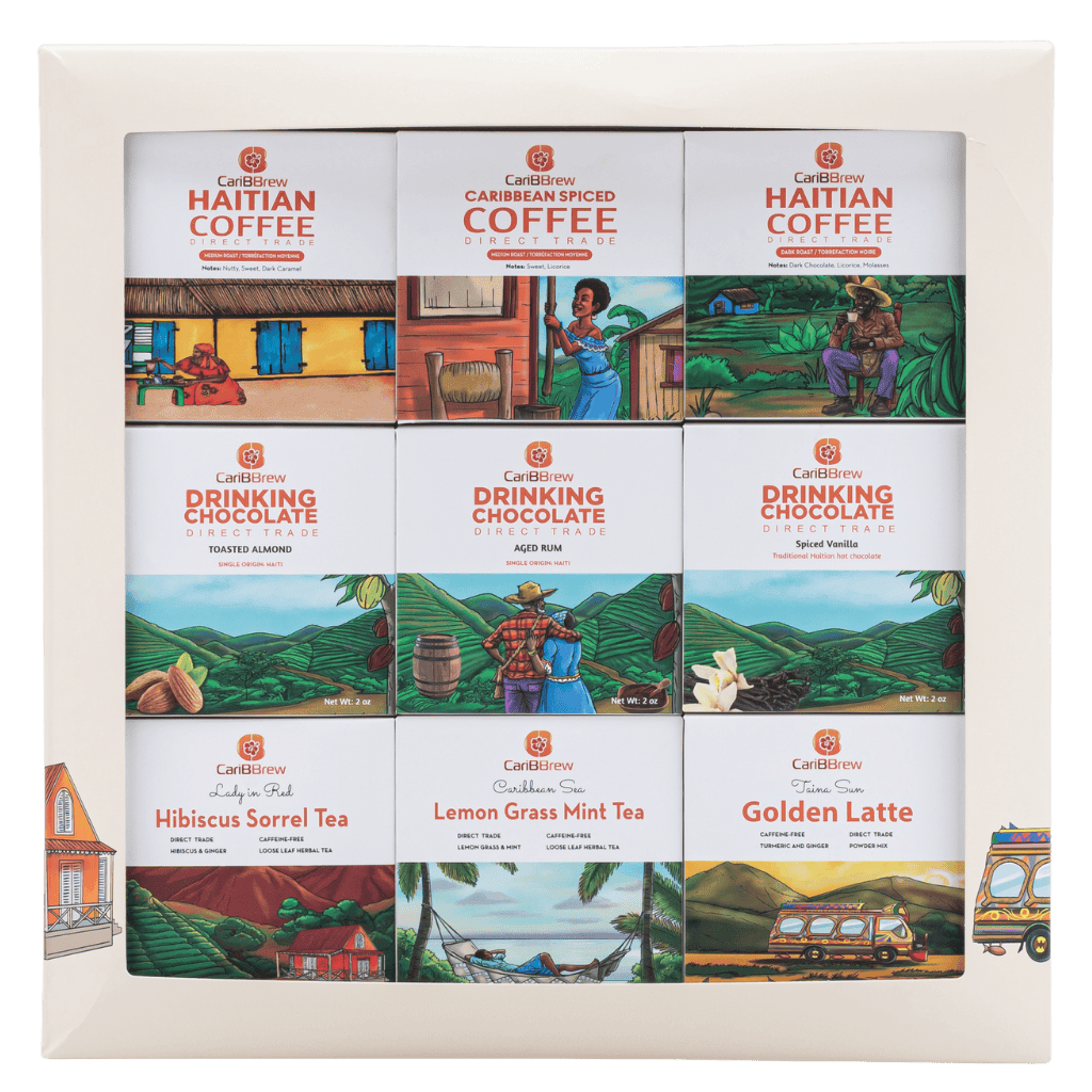 Caribbrew Gift Box: Coffee, Chocolate, and Tea - Caribbrew