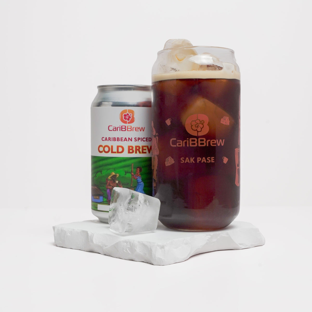Clear Cold Brew Mug - Caribbrew