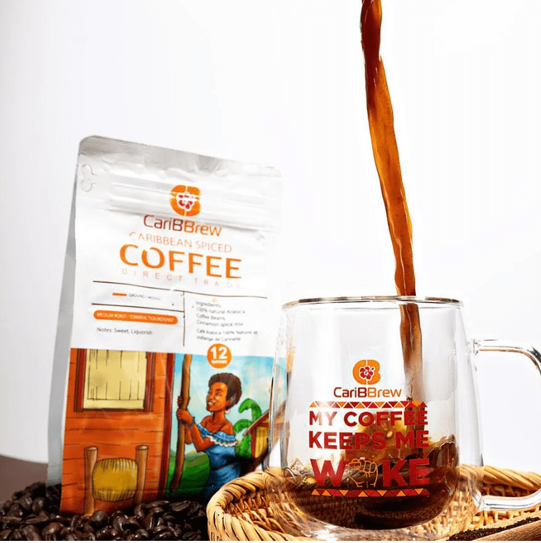 Clear Mug “Coffee Keeps me Woke” - Caribbrew
