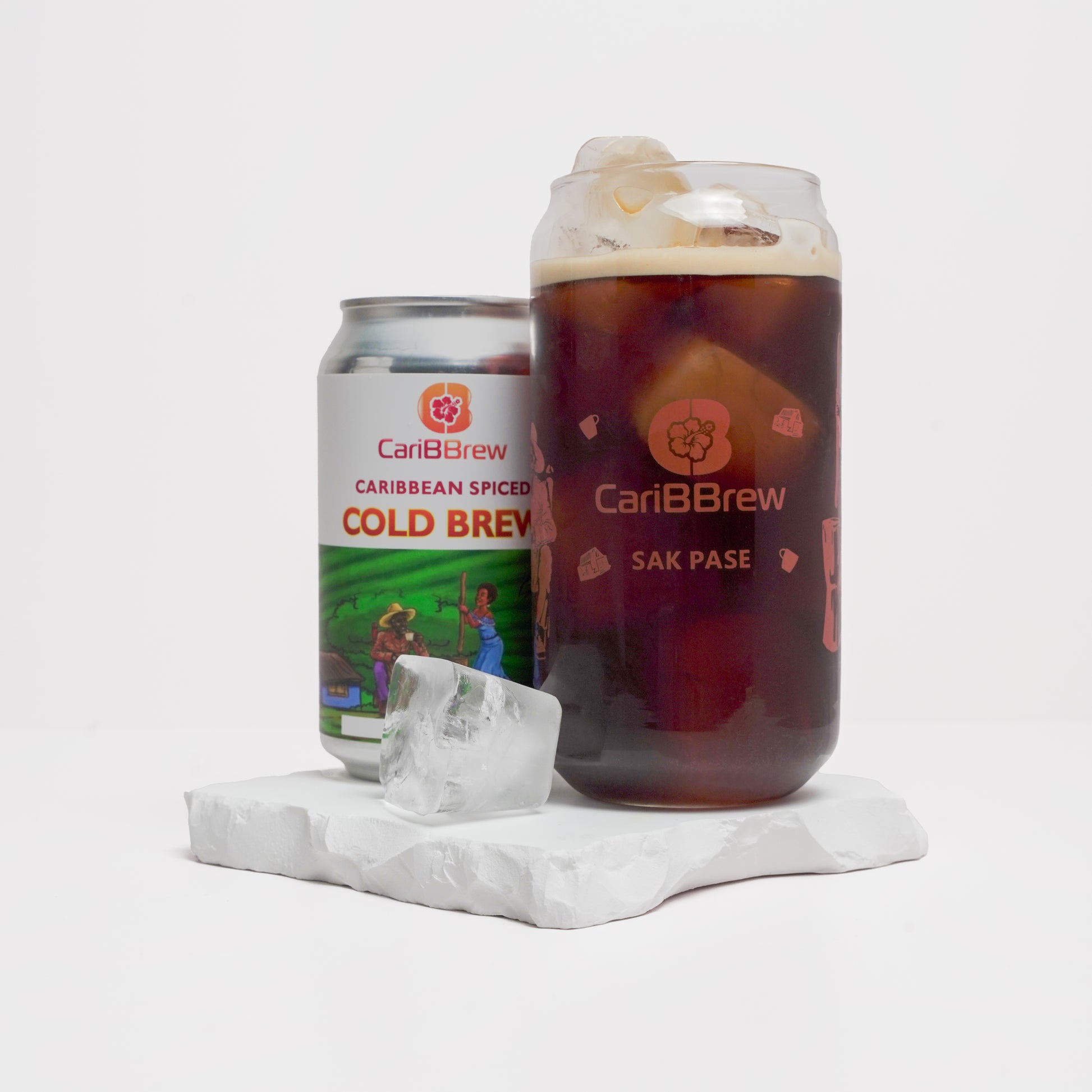 Clear Cold Brew Mug - Caribbrew