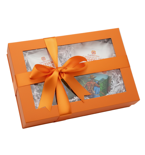 Coffee & Hot Chocolate Gift Set | Haitian | 12 oz bags (2) | Caribbrew