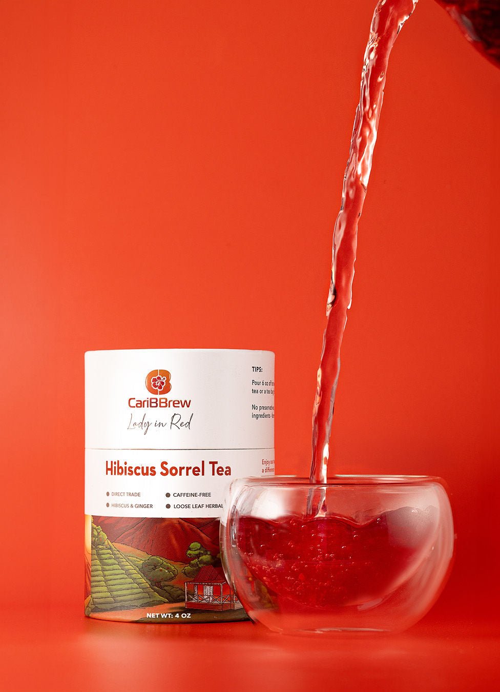 Hibiscus Sorrel Tea - 2 cts - CaribbrewHibiscus