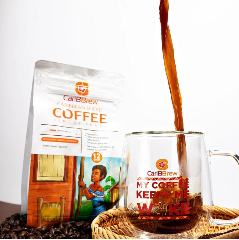 Clear Mug “Coffee Keeps me Woke” - Caribbrew
