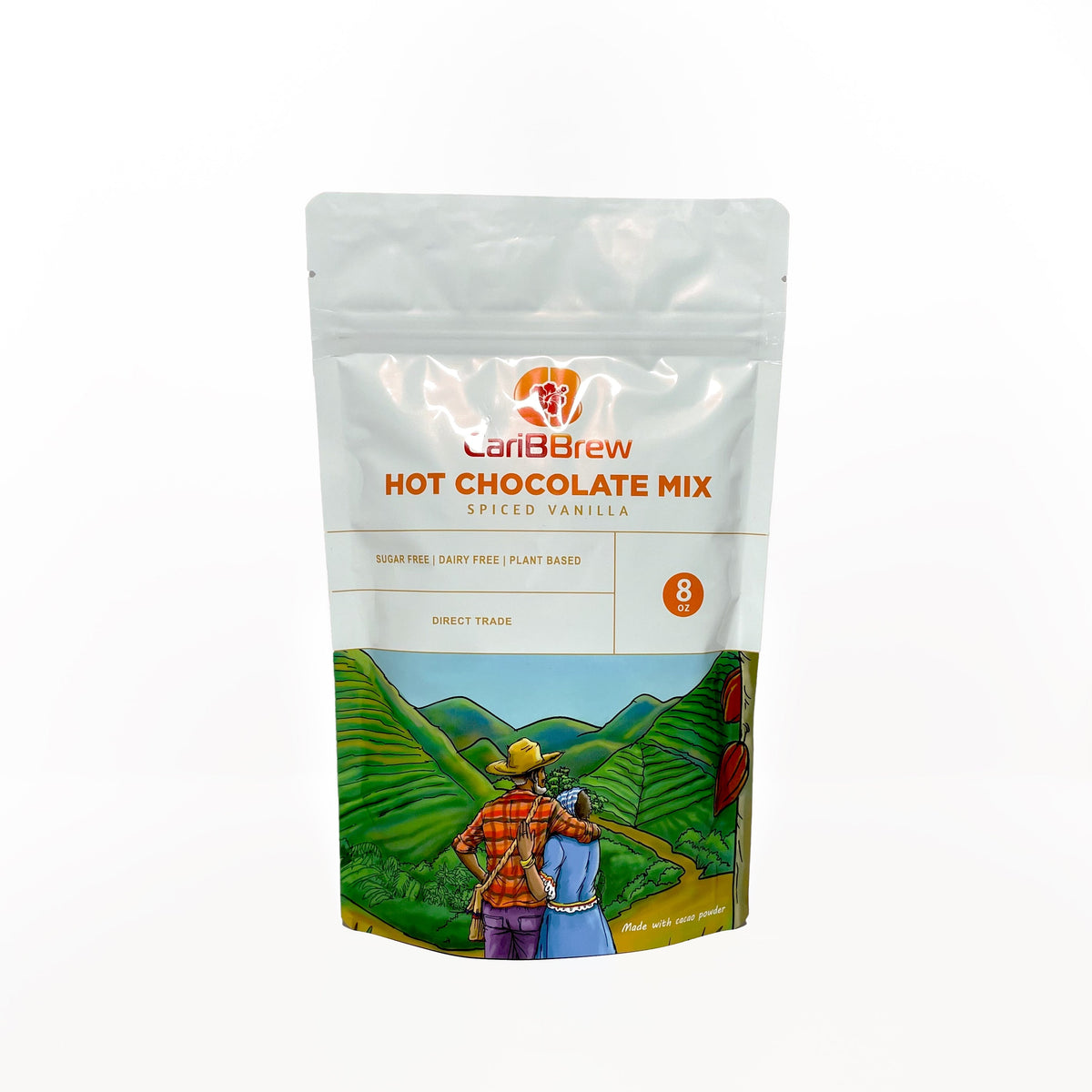 Spiced Vanilla Haitian Hot Chocolate - 2 Bags - Caribbrew8 oz