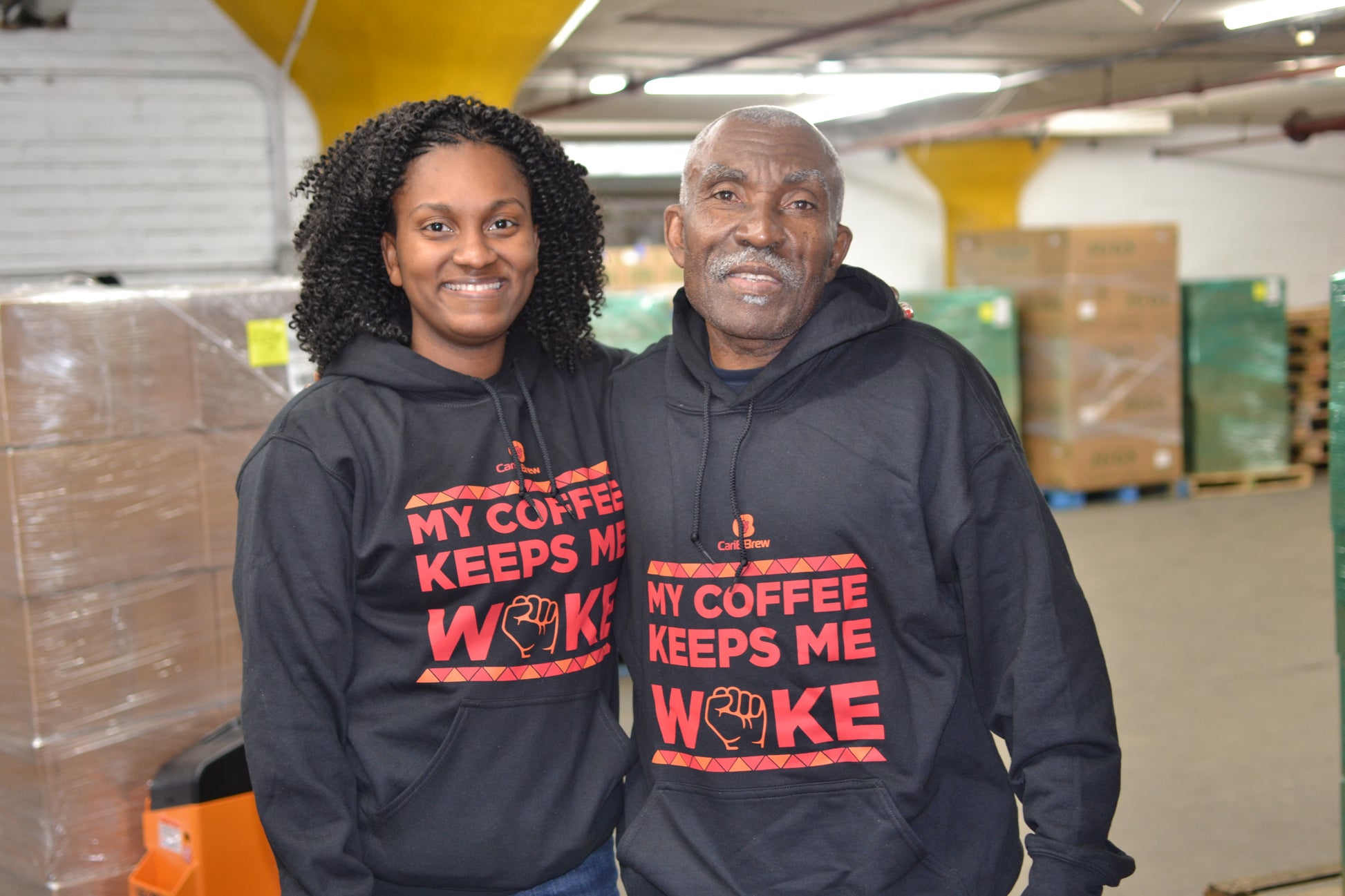 My Coffee Keeps me Woke Sweatshirt - Caribbrew