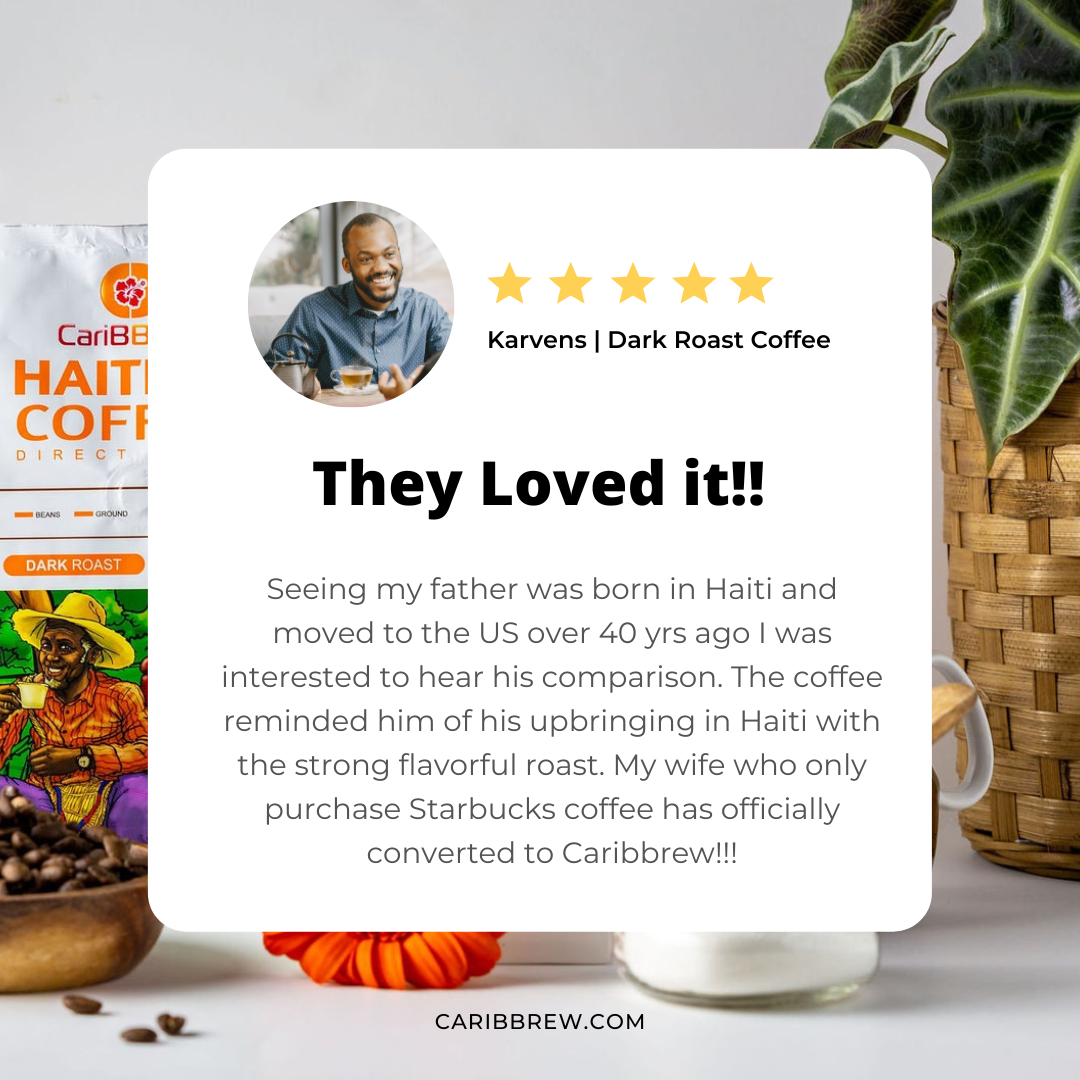 Dark Roast Premium Haitian Coffee - Caribbrew