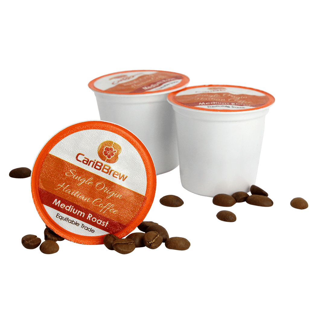 Haitian Coffee KCUP - Medium-Dark Roast - Single Serve - Caribbrew24
